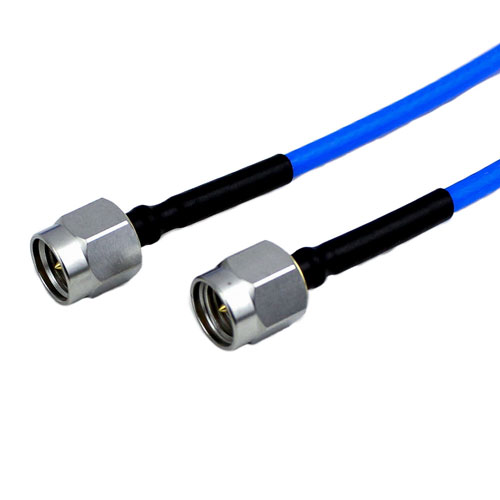 SMA Male (Plug) to SMA Male (Plug) Cable FM-F086 Coax Up To 26.5 GHz, 1.35 VSWR in 120 Inch and RoHS Fairview Microwave RF085F-0101-120