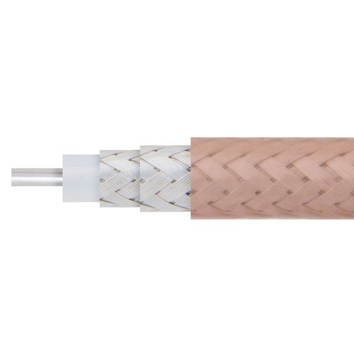 RG142 Flexible Coax Cable Tan FEP Jacket Fairview Microwave RG142-BULK