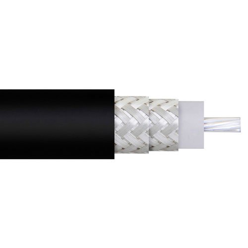 RG214 Flexible Coax Cable Black PVC Jacket Fairview Microwave RG214-BULK