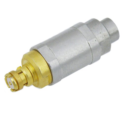 1 dB Fixed Attenuator SMP Male (Plug) to SMP Female (Jack) Up to 10 GHz Rated to 2 Watts, Passivated Stainless Steel Body, 1.4 VSWR Fairview Microwave SA10P2W-01