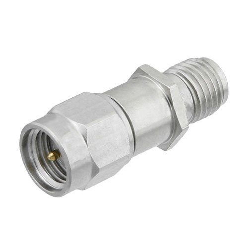 10 dB Fixed Attenuator SMA Male (Plug) to SMA Female (Jack) Up to 18 GHz Rated to 2 Watts, Passivated Stainless Steel Body, 1.35 VSWR Fairview Microwave SA18H-10