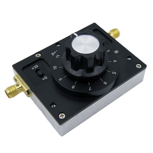 1.7 to 31 dB Step Attenuator With a 1 dB Step SMA Female (Jack) Connectors Rated Up To 2.7 GHz and Up to 2 Watts in a Dial, 1.6 VSWR Fairview Microwave SA3101SMA