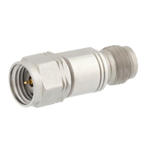 10 dB Fixed Attenuator 1.85mm Male (Plug) to 1.85mm Female (Jack) Up to 65 GHz Rated to 1 Watt, Passivated Stainless Steel Body, 1.65 VSWR Fairview Microwave SA6510-10