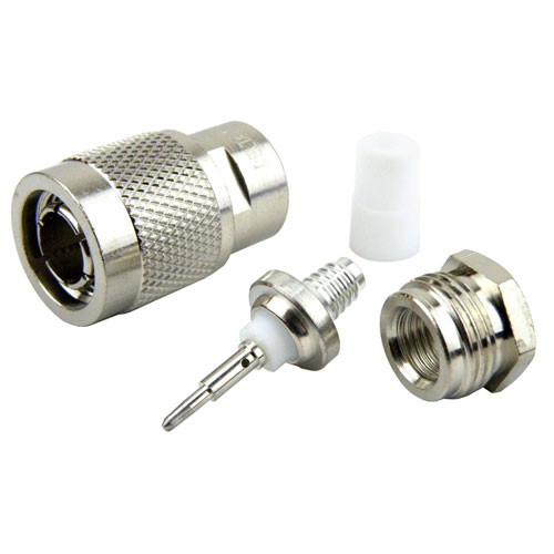 TNC Male (Plug) Connector For RG55, RG58 Cable, Clamp/Solder Fairview Microwave SC4267