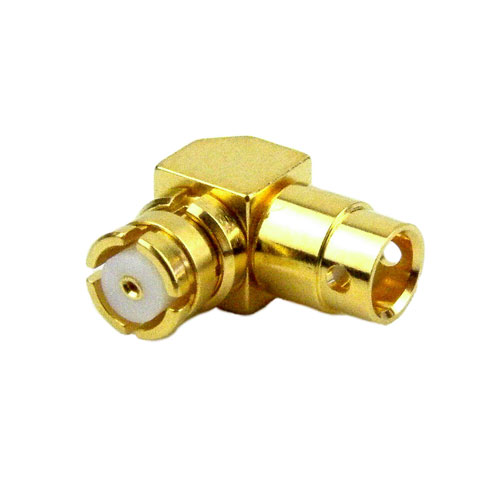 Radius Right Angle SMP Female (Jack) Connector For RG405, RG405 Tinned, .086 SR Cable, Solder Fairview Microwave SC5235