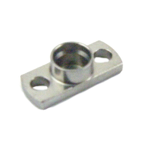 SMP Male (Plug) Smooth Bore Shroud, 2 Hole Flange (Panel Mount) Fairview Microwave SC5312