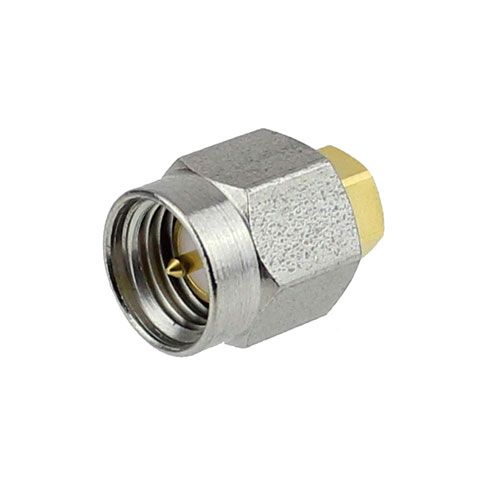 SMA Male (Plug) Connector For RG402 Cable, Solder, Passivated Stainless Steel Body Fairview Microwave SC7069