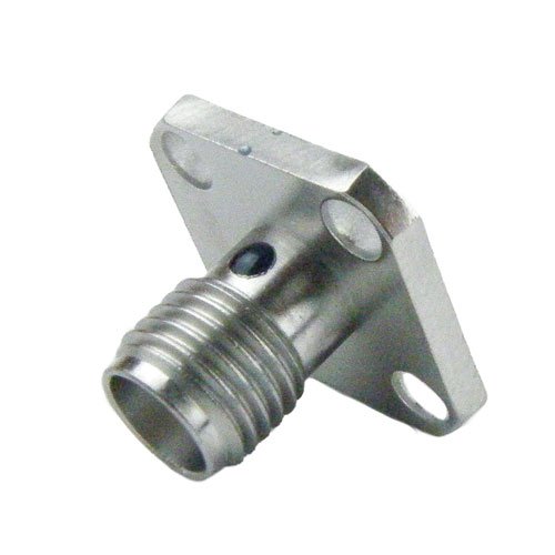 SMA Female Connector Tab Terminal Solder Attachment 4 Hole Flange Fairview Microwave SC7536