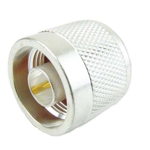 N Male (Plug) Connector For RG402, RG402 Tinned, .141 SR Cable, Solder