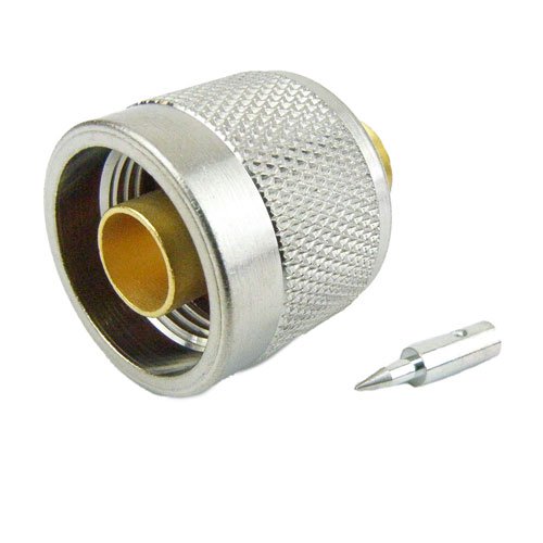 N Male (Plug) Connector For RG401 Cable, Solder Fairview Microwave SC9199