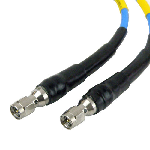 SMA Male (Plug) to SMA Male (Plug) Cable FM-F141 Coax Up To 18 GHz, 1.3 VSWR in 48 Inch and RoHS Fairview Microwave SCA1815-0101-48