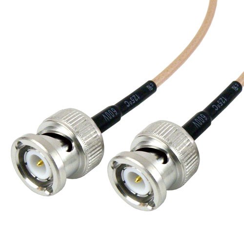 BNC Male to BNC Male Cable RG-316 Coax in 48 Inch Fairview Microwave SCA23316-48