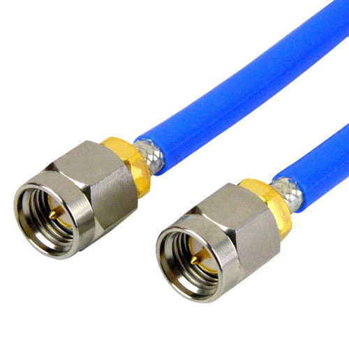 SMA Male to SMA Male Cable SF-141J Coax in 10 Inch Fairview Microwave SCA40141-10