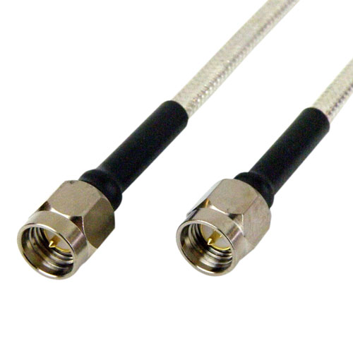 SMA Male to SMA Male Cable SF-141 Coax in 11 Inch and RoHS Compliant Fairview Microwave SCA49141-11