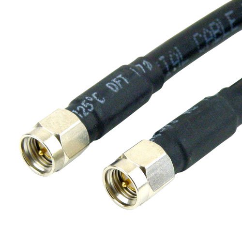 SMA Male (Plug) to SMA Male (Plug) Cable LMR-240 Coax Up To 6 GHz, 1.35 VSWR in 48 Inch and RoHS Fairview Microwave SCA49240-48