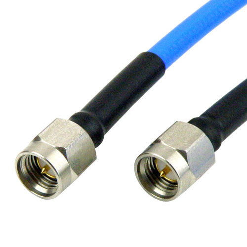 SMA Male to SMA Male Cable RG-402 Coax in 4 Inch Fairview Microwave SCA55141-04