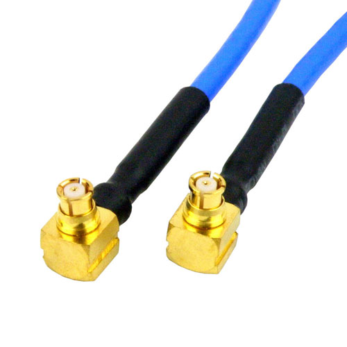 RA SMP Female to RA SMP Female Cable FM-F086 Coax in 3 Inch and RoHS Fairview Microwave SCA61086-03