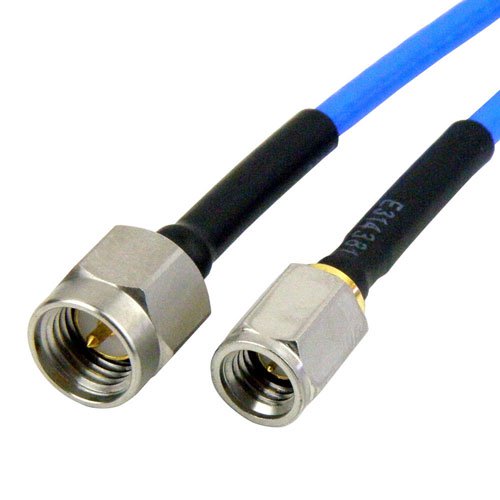 SMA Male to SSMA Male Cable RG-405 Coax in 6 Inch and RoHS Compliant Fairview Microwave SCA71086-06