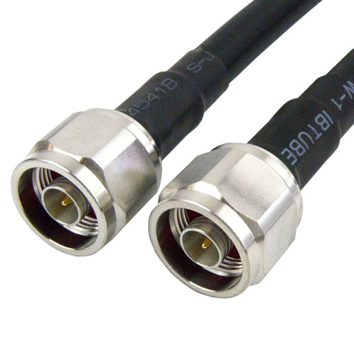 N Male to N Male Cable LMR-400 Coax in 72 Inch and RoHS Compliant Fairview Microwave SCA81400-72