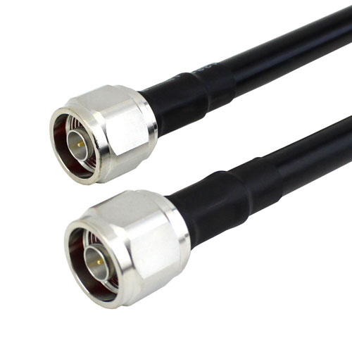 N Male to N Male Cable LMR-400 Coax in 84 Inch and RoHS Compliant Fairview Microwave SCA81400-84