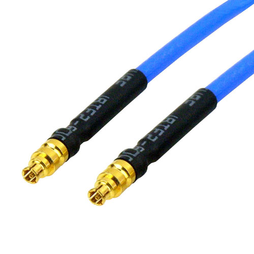 Mini SMP Female to Mini SMP Female Cable RG-405 Coax in 12 Inch and RoHS Compliant Fairview Microwave SCA93086-12