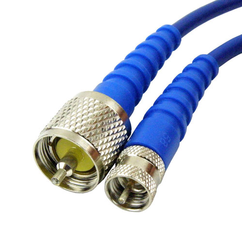 Mini UHF Male to UHF Male Cable RG-58 Coax Fairview Microwave SCB11943