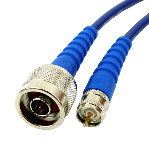 Mini UHF Male to N Male Cable RG-58 Coax in 48 Inch Fairview Microwave SCB11958-48