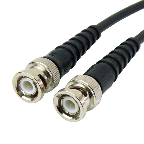 BNC Male (Plug) to BNC Male (Plug) Cable RG-58 Coax Up To 1 GHz in 24 Inch Fairview Microwave SCB15030-24