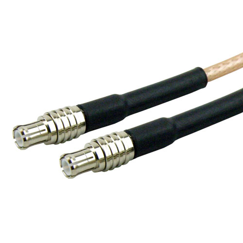 MCX Male to MCX Male Cable RG-316 Coax in 12 Inch Fairview Microwave SCB15291-12