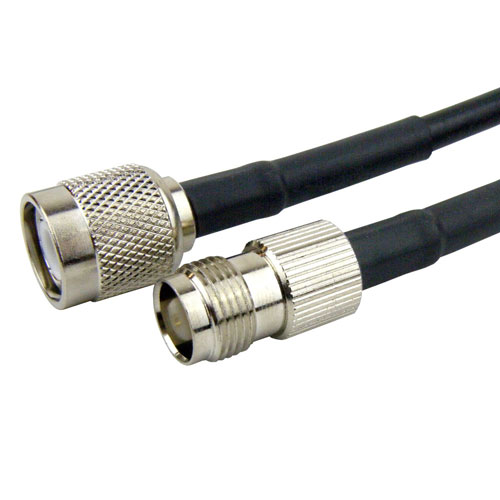 TNC Male to TNC Female Cable RG-58 Coax in 18 Inch Fairview Microwave SCB19309-18