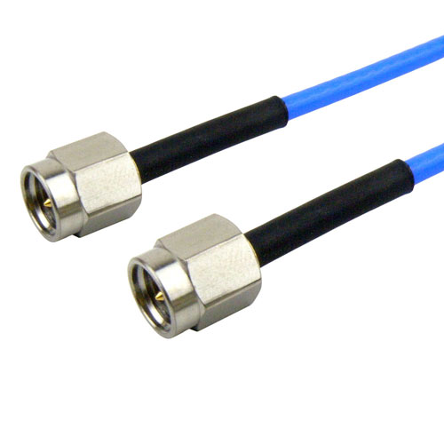 SMA Male (Plug) to SMA Male (Plug) Cable FM-F086 Coax Up To 26.5 GHz, 1.5 VSWR in 120 Inch and RoHS Fairview Microwave SCC2610-0202-120