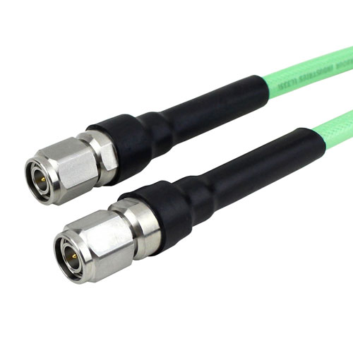 TNC Male to TNC Male Cable LL142 Coax in 200 CM with LF Solder Fairview Microwave SCE18110303-200CM