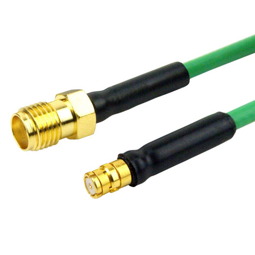 SMP Female to SMA Female Cable HF086 Coax in 3 Inch Fairview Microwave SCF49086-03