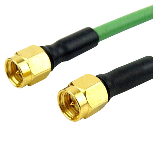 SMA Male to SMA Male Cable 0.141 Coax in 10 Inch Fairview Microwave SCF65141-10