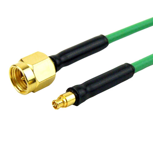 Mini SMP Female to SMA Male Cable HF086 Coax in 48 Inch Fairview Microwave SCF81086-48