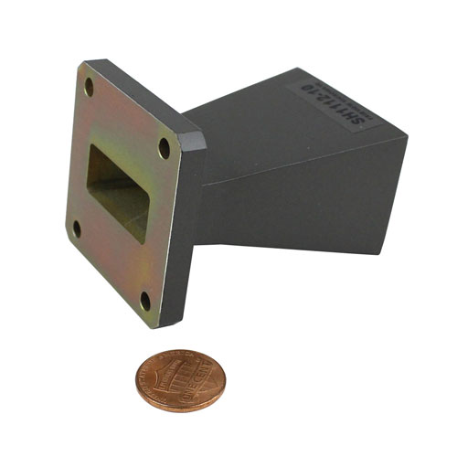 WR-112 Standard Waveguide Horn With Square Cover Flange and 10 dB Typical Gain Operating From 7.05 GHz to 10 GHz Frequency Range Fairview Microwave SH1112-10