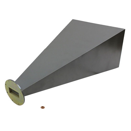 Standard Gain Horn Waveguide Antenna, WR-284, 2.6 GHz to 3.95 GHz, CMR-284 Flange, 20 dB Nominal Gain Fairview Microwave SH1284-20