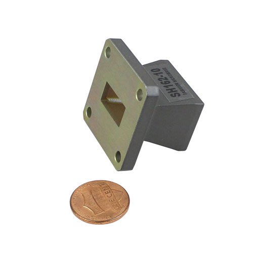 WR-62 Standard Waveguide Horn With Square Cover Flange and 10 dBi Nominal Gain Operating From 12.4 GHz to 18 GHz Frequency Range Fairview Microwave SH162-10