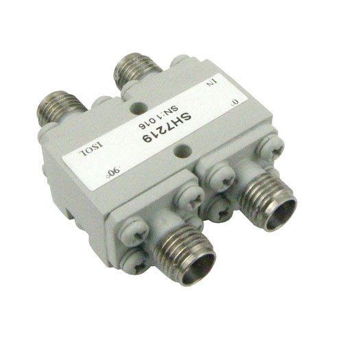 SMA 90 Degree Hybrid Coupler From 4 GHz to 8 GHz Rated To 50 Watts Fairview Microwave SH7219