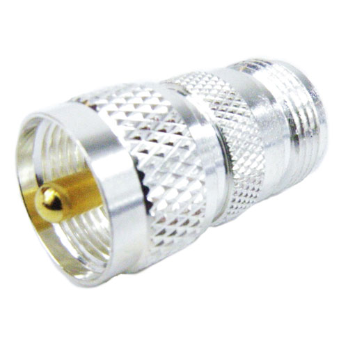 N Female (Jack) to UHF Male (Plug) Adapter, 1.25 VSWR Fairview Microwave SM2141