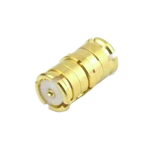 SMP Female (Jack) to SMP Female (Jack) Adapter, Gold Plated Beryllium Copper Body, 1.2 VSWR Fairview Microwave SM2611