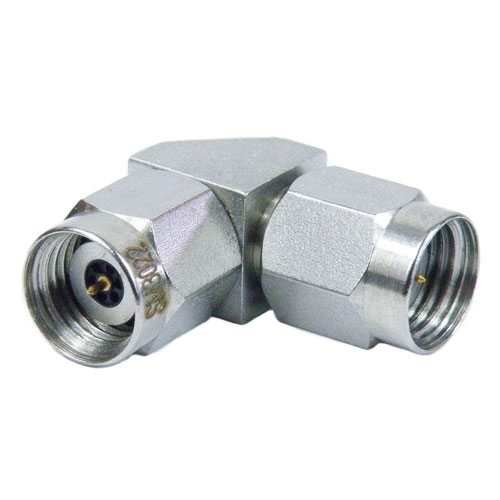 RA 2.4mm Male (Plug) to 2.4mm Male (Plug) Adapter, Passivated Stainless Steel Body, 1.5 VSWR Fairview Microwave SM3022