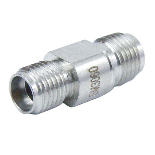 3.5mm Female (Jack) to 2.4mm Female (Jack) Adapter, Passivated Stainless Steel Body, 1.25 VSWR Fairview Microwave SM3060