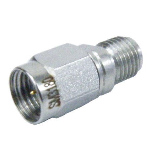 2.92mm Female (Jack) to 2.4mm Male (Plug) Adapter, Passivated Stainless Steel Body, 1.25 VSWR Fairview Microwave SM3180