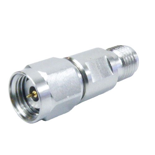 2.92mm Female (Jack) to 2.4mm Male (Plug) Adapter, Passivated Stainless Steel Body, 1.2 VSWR Fairview Microwave SM3181