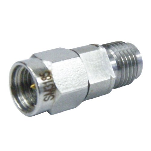 2.92mm Male (Plug) to 2.4mm Female (Jack) Adapter, Passivated Stainless Steel Body, 1.25 VSWR Fairview Microwave SM3185