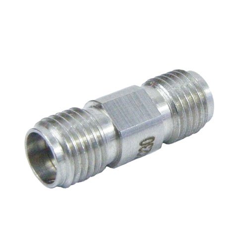 2.92mm Female (Jack) to 2.92mm Female (Jack) Adapter, Passivated Stainless Steel Body, 1.25 VSWR Fairview Microwave SM3230