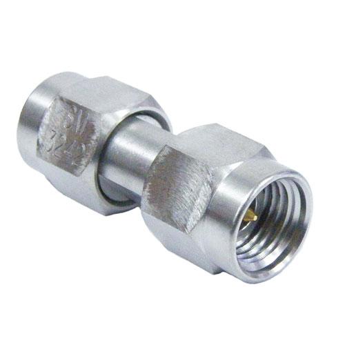 Precision 2.92mm Male (Plug) to 2.92mm Male (Plug) Adapter, Passivated Stainless Steel Body, High Temp, 1.15 VSWR Fairview Microwave SM3242