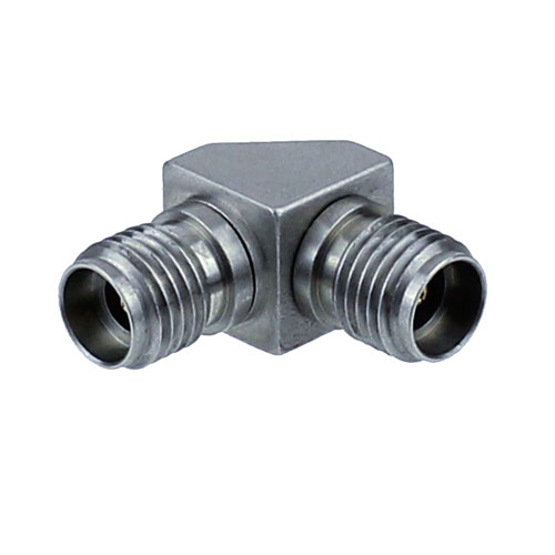 RA 2.92mm Female (Jack) to 3.5mm Female (Jack) Adapter, Passivated Stainless Steel Body, 1.25 VSWR Fairview Microwave SM3262