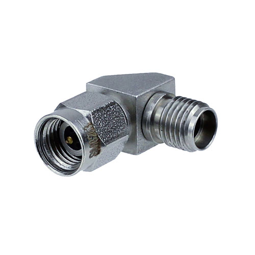 RA 2.92mm Male (plug) to 3.5mm Female (Jack) Adapter, Passivated Stainless Steel Body, 1.35 VSWR Fairview Microwave SM3263